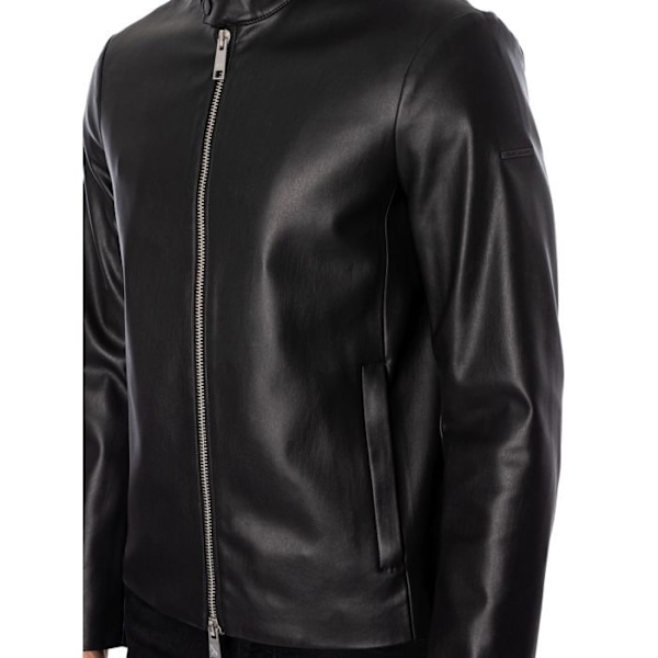 Jacka i syntetiskt läder - Armani Exchange Svart XL