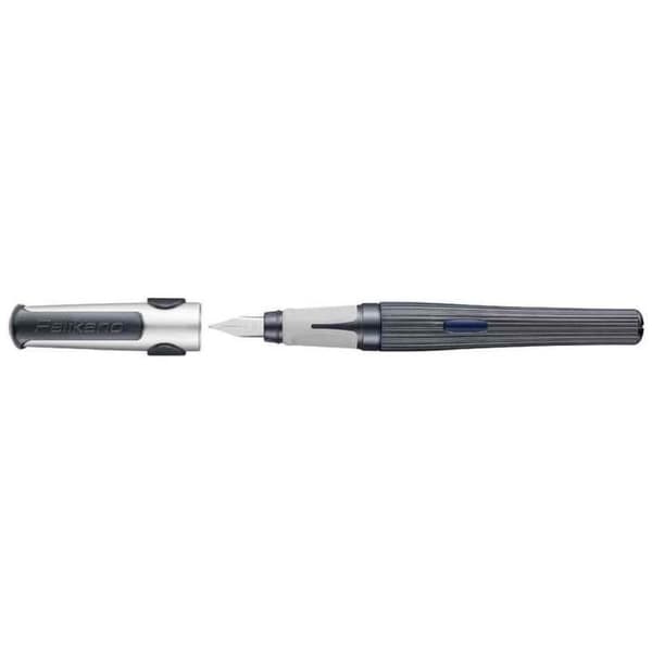 Stiftpenna - PELIKAN - P481L - Grå - Medium spets - Påfyllningsbar Grå