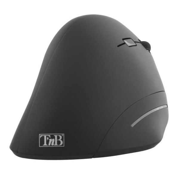 TNB ERGO - Vertical Ergonomic Wireless Mouse Bluetooth + USB-A 2,4 GHz - svart