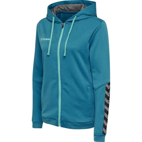 Sweatshirt - Hummel - Authentic Poly - Kvinna - Långa ärmar - Blå Blå jag