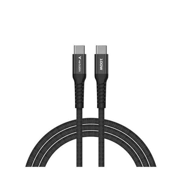 VERBATIM KABEL USB-C/USB-C 100W SVART
