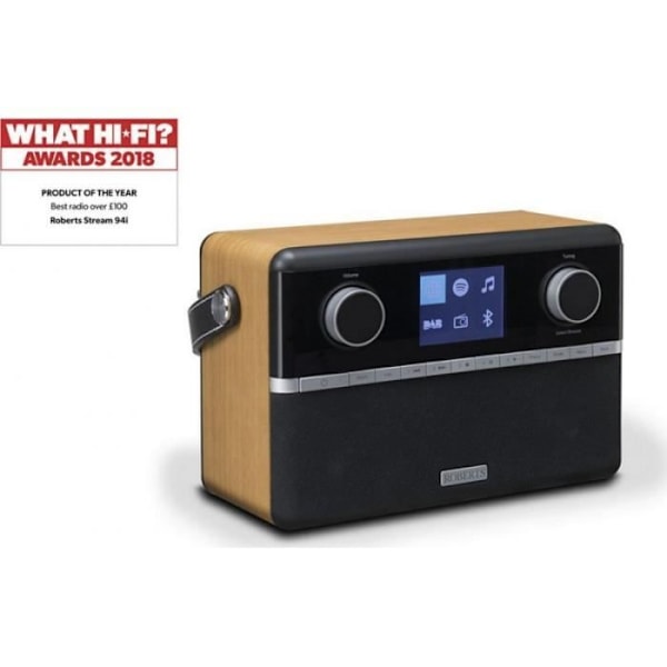 Radio DAB - Roberts - Stream Stereo 94L - Digital - RDS - Hörlursuttag