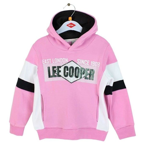 Lee Cooper Sweatshirt - LC11204 SW S2 - Huvtröja för pojkar Rosa 8 år