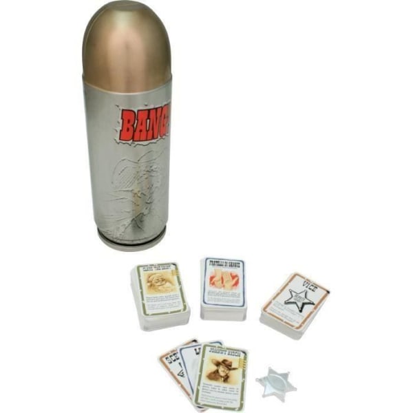 BANG Extension to the Box Set: The Bullet! - Atmosphere brädspel - BAN03 - ASMODEE vitt och guld