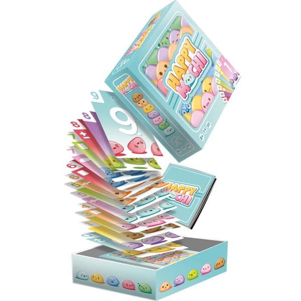 Kortspel - AS-HAPMOC - Happy Mochi - 70 kort - Kompakt låda blå