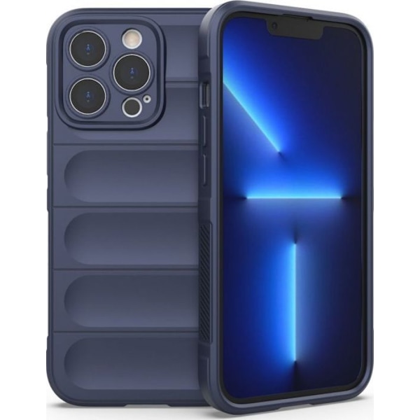 Hurtel - 195577156 - Coque Magic Shield-fodral för iPhone 13 Pro, flexibelt skydd i mörkblå färg
