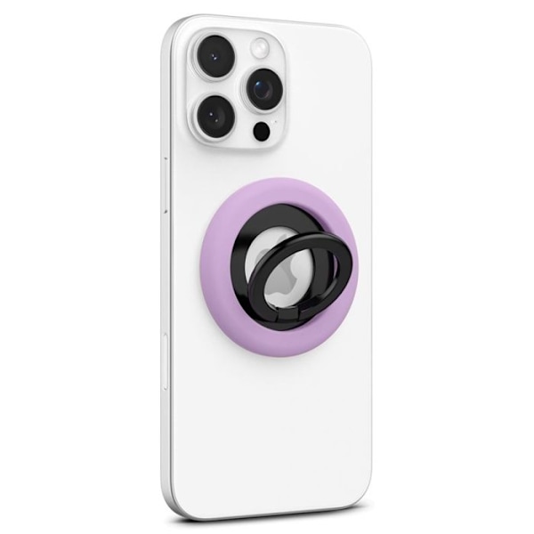 Fingerstöd med stödfunktion (Grape Purple) Spigen Nano Pop MagSafe Telefonring