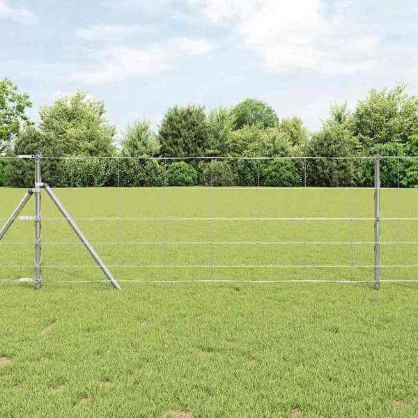 vidaXL Gräsgärd Silver 42005830