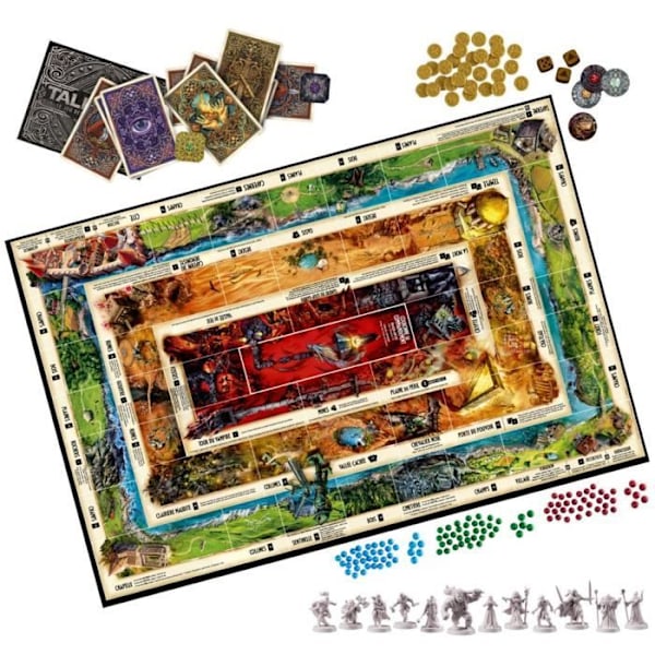 Talisman The game of magic quests, 5:e upplagan, Rollspelande brädspel, från 14 år Flerfärgad