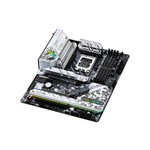 Moderkort - ASRock - Z790 Steel Legend - WiFi 6E - DDR5 SDRAM - Socket LGA1700
