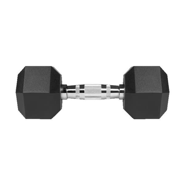 Hexagonala gummibelagda hantlar HEX 2 x 7,5 kg REBEL ACTIVE
