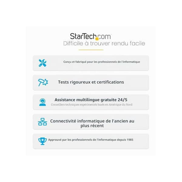 HDMI-kabel - STARTECH.COM - 10m - 4K 60Hz - HDR10 - HDCP 2.2 Svart