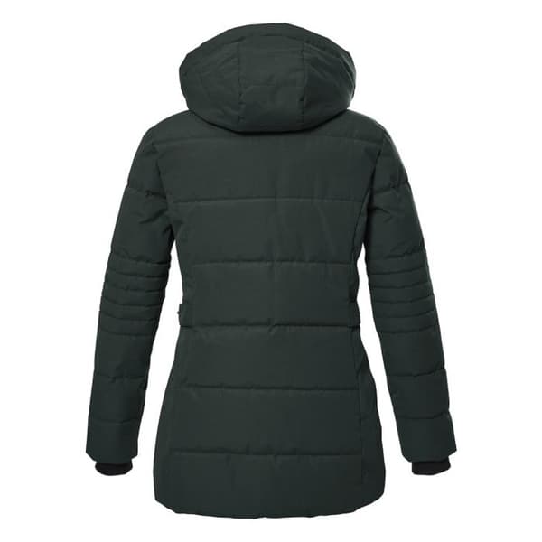 Damsydd quiltad jacka med huva Killtec GW 25 - mörk tealgrön mörk tealgrön 40