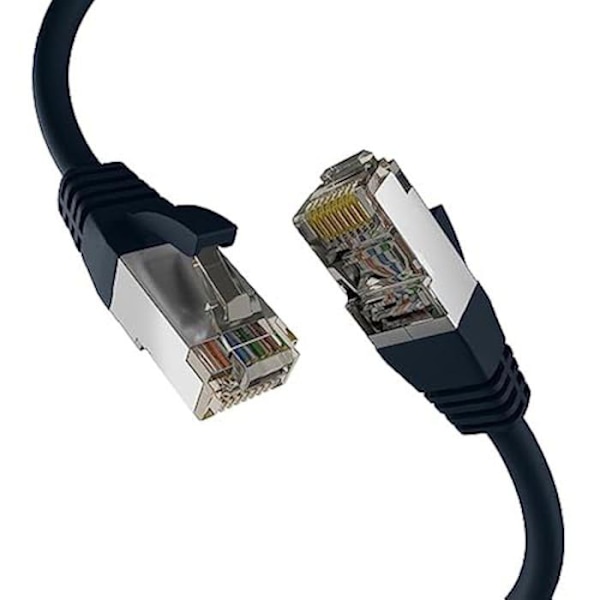 Patchkabel Cat8.1 - EFB-Elektronik - 20 m - RJ45 skärm - Power over Ethernet - Svart