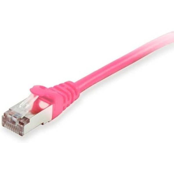Nätverkskabel Cat6A S/FTP - EQUIP - 2 m - 2 x RJ45 han - Färg rosa - Hög hastighet 10 Gbit/s