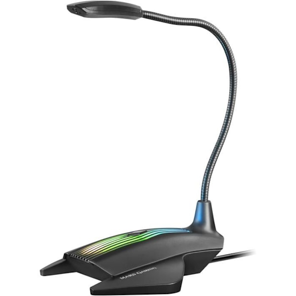 Mikrofon USB Gaming - Mars Gaming - MMIC - RGB - Flexibel - Ljudavstängning Svart