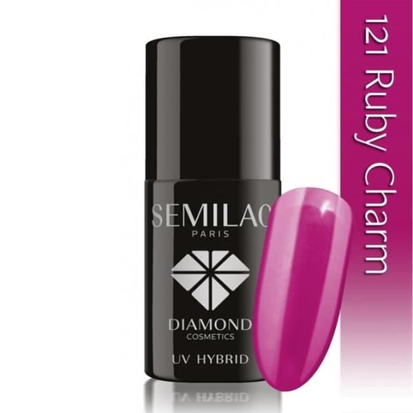 Semi-permanent nagellack RUBY CHARM SEMILAC Diamond Cosmetics UV/LED
