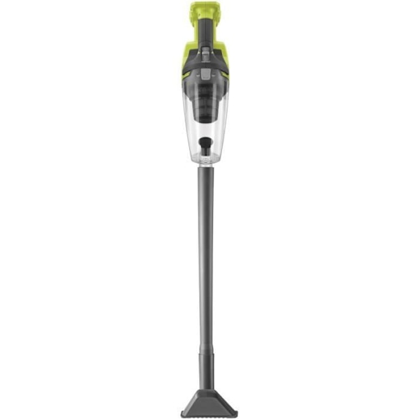 18V handdammsugare - RYOBI - RHV18F-0 - 4,24 kPa - 0,85 m3/min - 600 mL uppsamlare - Utan batteri med spaltverktyg & borste Grön / Träkol