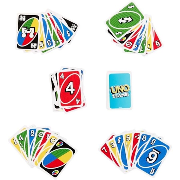 Klassiskt Mattel Uno Teams-spel
