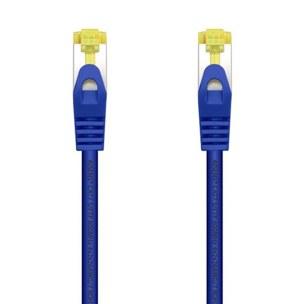 Aisens - A146-0478 - RJ45 LSZH Kat.7 600 MHz S/FTP PIMF AWG26 nätverkskabel, blå, 1,0 m