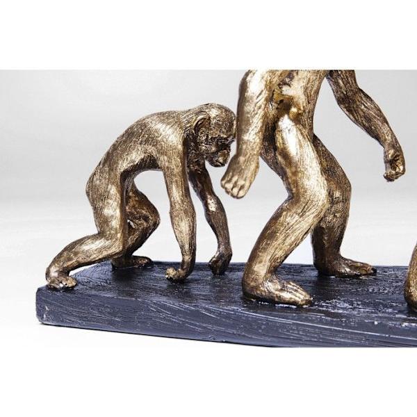 Statyett - KARE - EVOLUTION - Gyllene färg - 42,5x58x18,5 cm - Polyresin gyllene