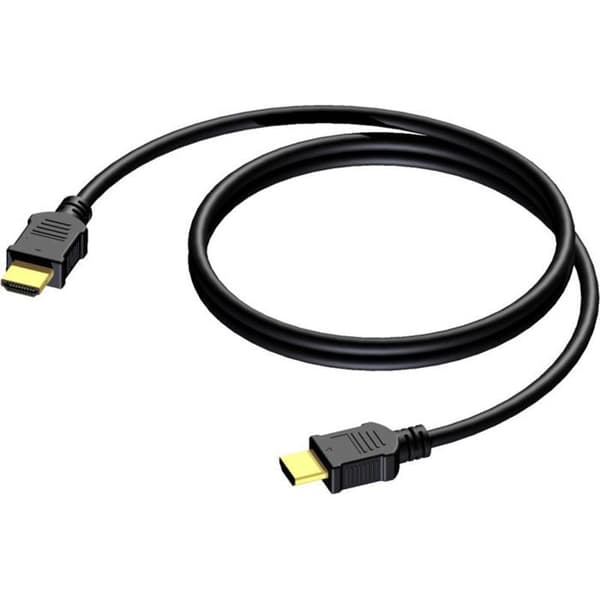 HDMI-kabel - PROCAB - CSV210B/1.5 - HDMI 2.0 - 1,5 m - Svart