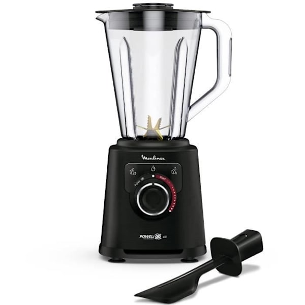 MOULINEX PerfectMix+ Elektrisk mixer, 2 L okrossbar skål, Snabbmixer, Rostfria blad LM88A810