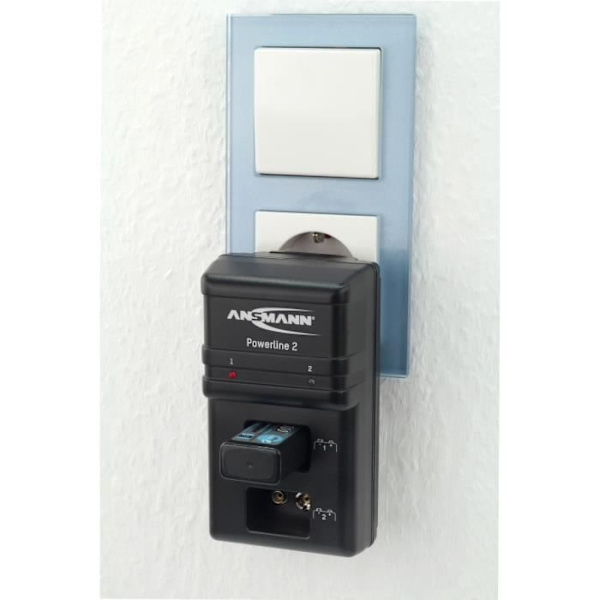 Ansmann Powerline 2 Batteriladdare Svart 5107043