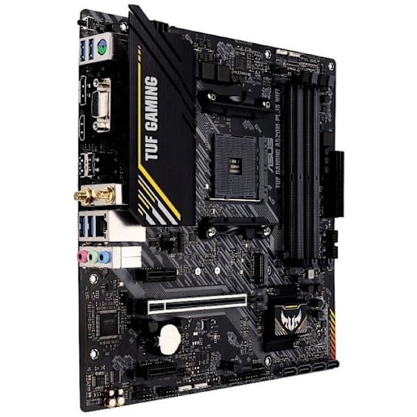 Moderkort - ASUS - TUF GAMING A520M-PLUS WIFI - AMD A520 - AM4 micro ATX plats