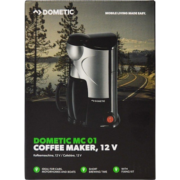 Cafetière - WAECO - MC01 - 12V - 1 kopp - Permanent filter - Automatisk avstängning