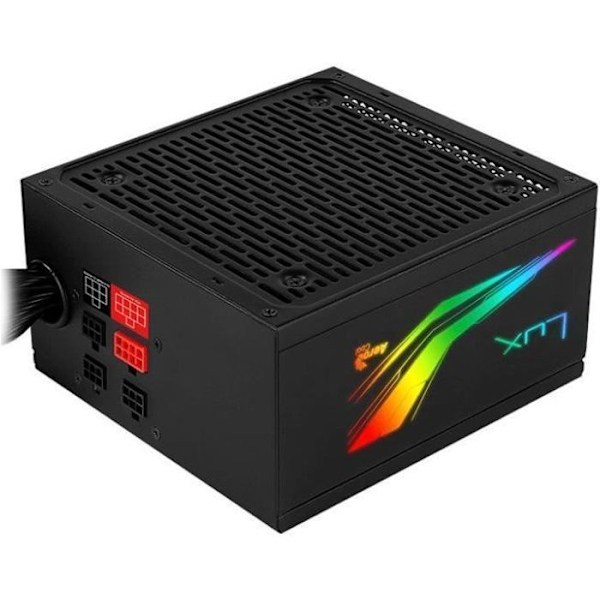 Semi-modulär strömförsörjning 650W ATX/EPS 12V - 80PLUS Brons - Aerocool LUX RGB 650M