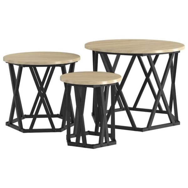 Ställbar bordset Vidaxl - 868256