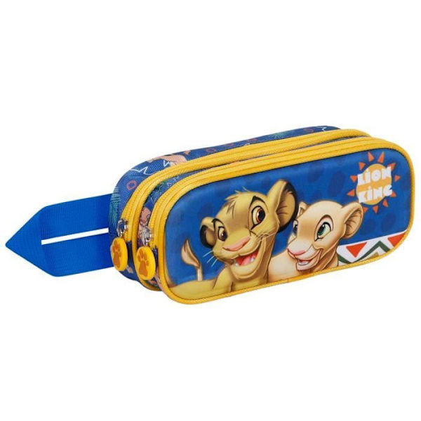 Trousse Dubbel 3D - Disney Lejonkungen Nala - Blå - One Size Blå