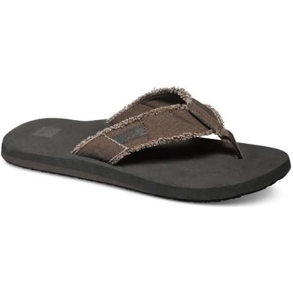 Flip Flops - Quiksilver - Monkey Abyss - Brun - Herr - Textil kastanj 43