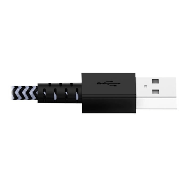 Eaton TrippLite MFi M/M USB 2.0 certifierad heavy duty USB-A till blixtsynk/laddningscertifierad 3 fot kabel - svart - 90 cm