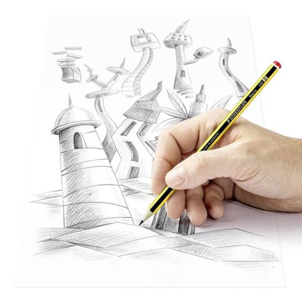 Staedtler Noris HB 120-2 BK5D Pennssats Hårdhet: HB 5 st.