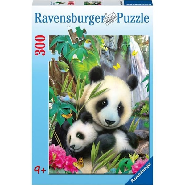 300 bitars XXL-pussel Charmiga pandor Ravensburger - 300 bitars barnpussel - Från 9 år