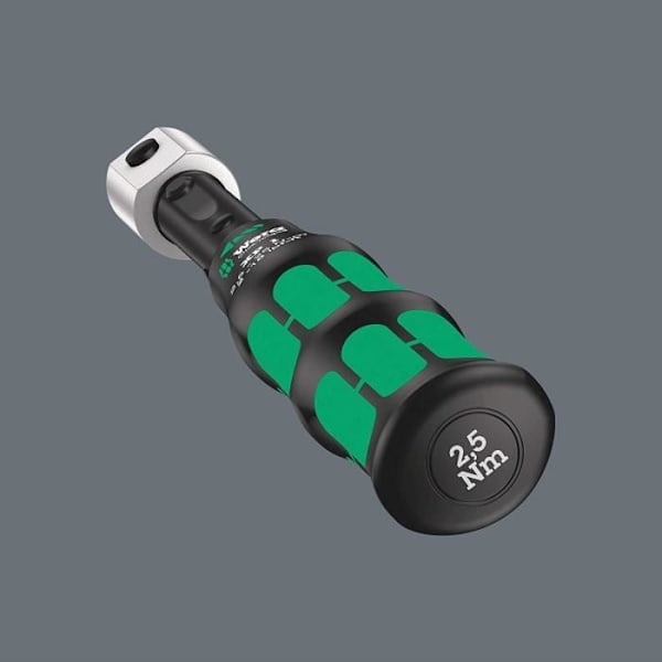 Dynamometrisk nyckel - Wera - XM 117 - 2.5-25 Nm - Precision +/- 2% - Adaptor 9x12