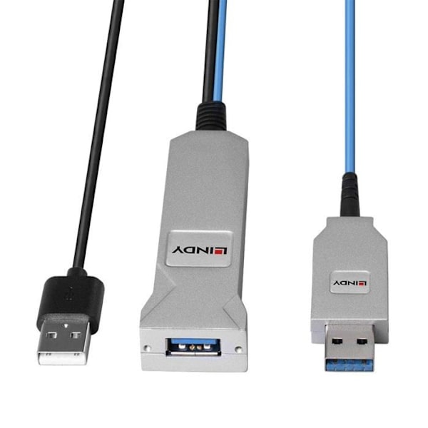 Lindy integrationskabel - 43345 - 30m Fiberoptisk USB 3.0 Kabel