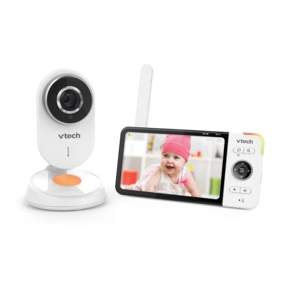 VTECH - Wide View HD Video Baby Monitor (5 Ultra Flat HD Screen - Night Light) - BM818