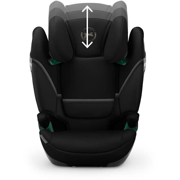 Cybex Gold SOLUTION S2 I-FIX bilbarnstol 3 till 12 år - Grupp 2/3 - 100 till 150 cm Moon Black | svart Månesvart