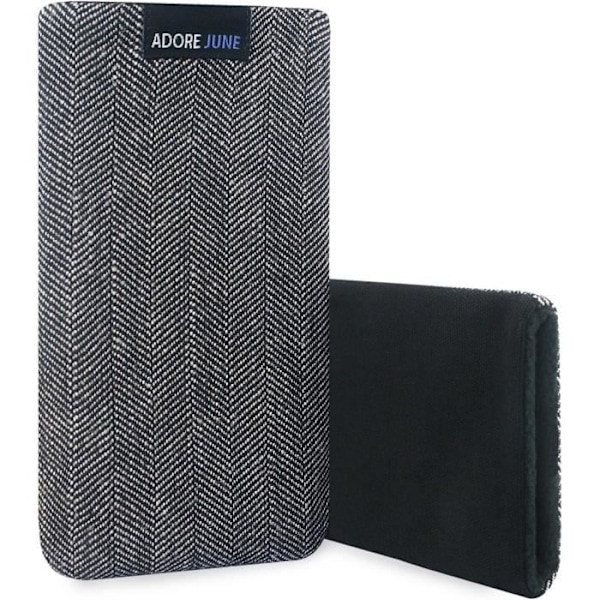Adore June Housse Business för iPhone 16 Pro 2024, GråSvart Mörkgrå