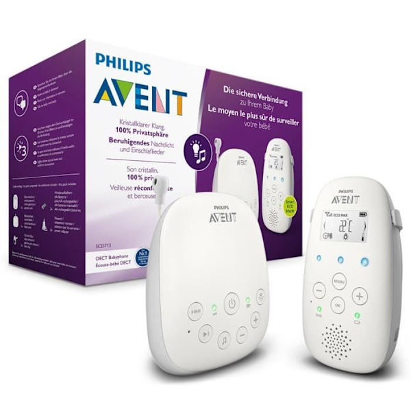 Philips Avent scd713/26 Babyvakt, vit