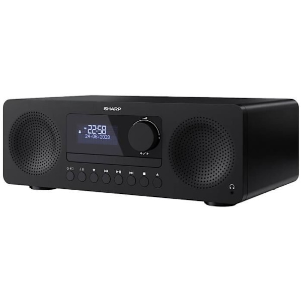 Sharp XL-B720D Stereosystem Bluetooth, AUX, CD, DAB+, USB, med fjärrkontroll 60 W svart