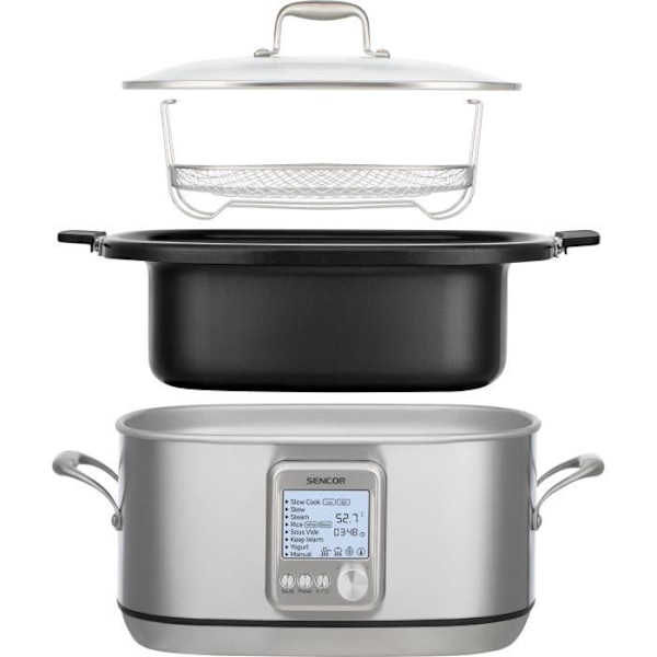 Mijotör - SENCOR - SPR 7200SS - 1250 W - 7 L - Silver Silver
