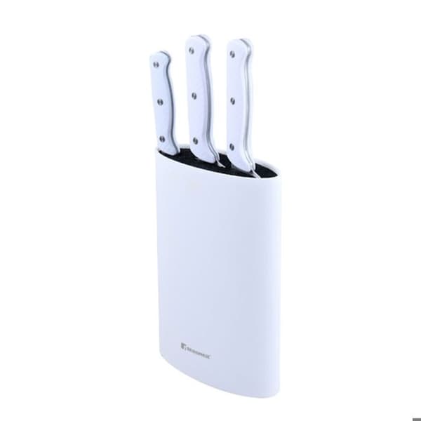 Bergner NATURALLY BG Vit Knivset 4 Delar Vit