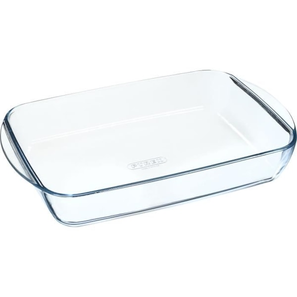 Rektangulär glasrostform 40 x 27 cm - Pyrex Transparent