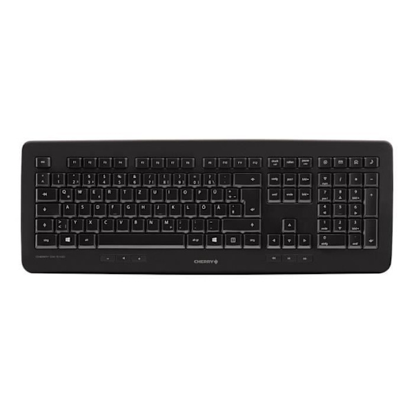 Trådlöst tangentbord och mus - CHERRY - DW 5100 - Svart - Schweiz - 2,4 GHz multimedia