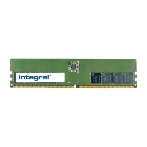 16GB PC RAM-MODUL DIMM DDR5 4800MHZ PC5-38400 OBUFFERAD ICKE-ECC 1.1V 2GX8 CL40 INTEGRAL