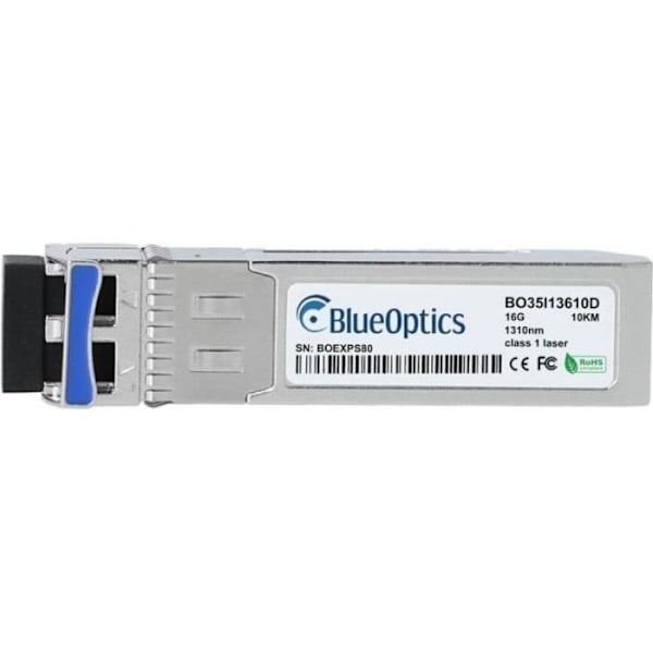 BlueOptics Kompatibel NetApp X65403 © BO35I13610D SFP+ Transceiver, LC-Duplex, 16GBASE-LW, Fibre Channel, Enskikmode